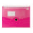 Green Oath Hot Pink Expanding File with 13 Pockets